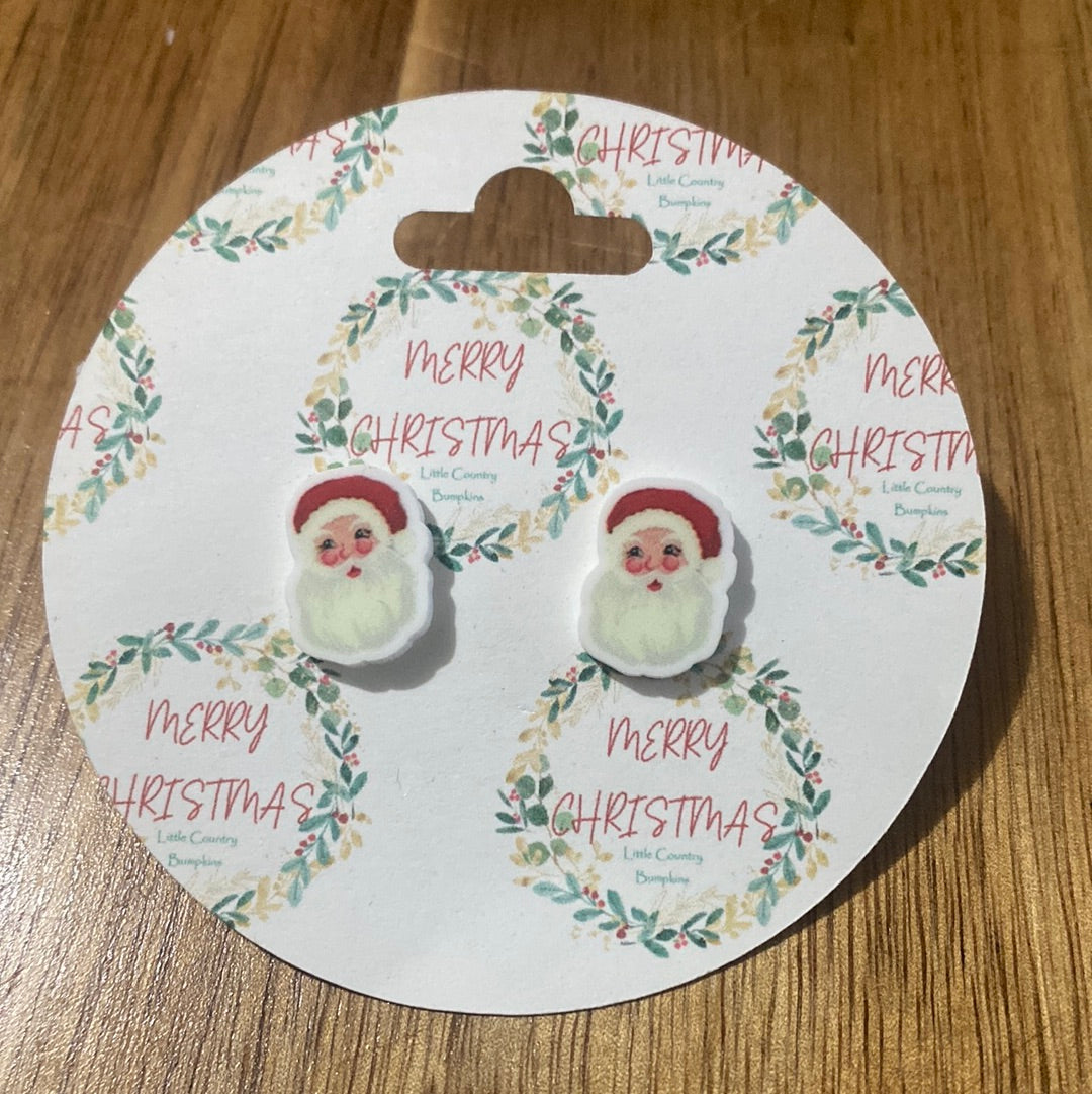 Santa Earring Studs