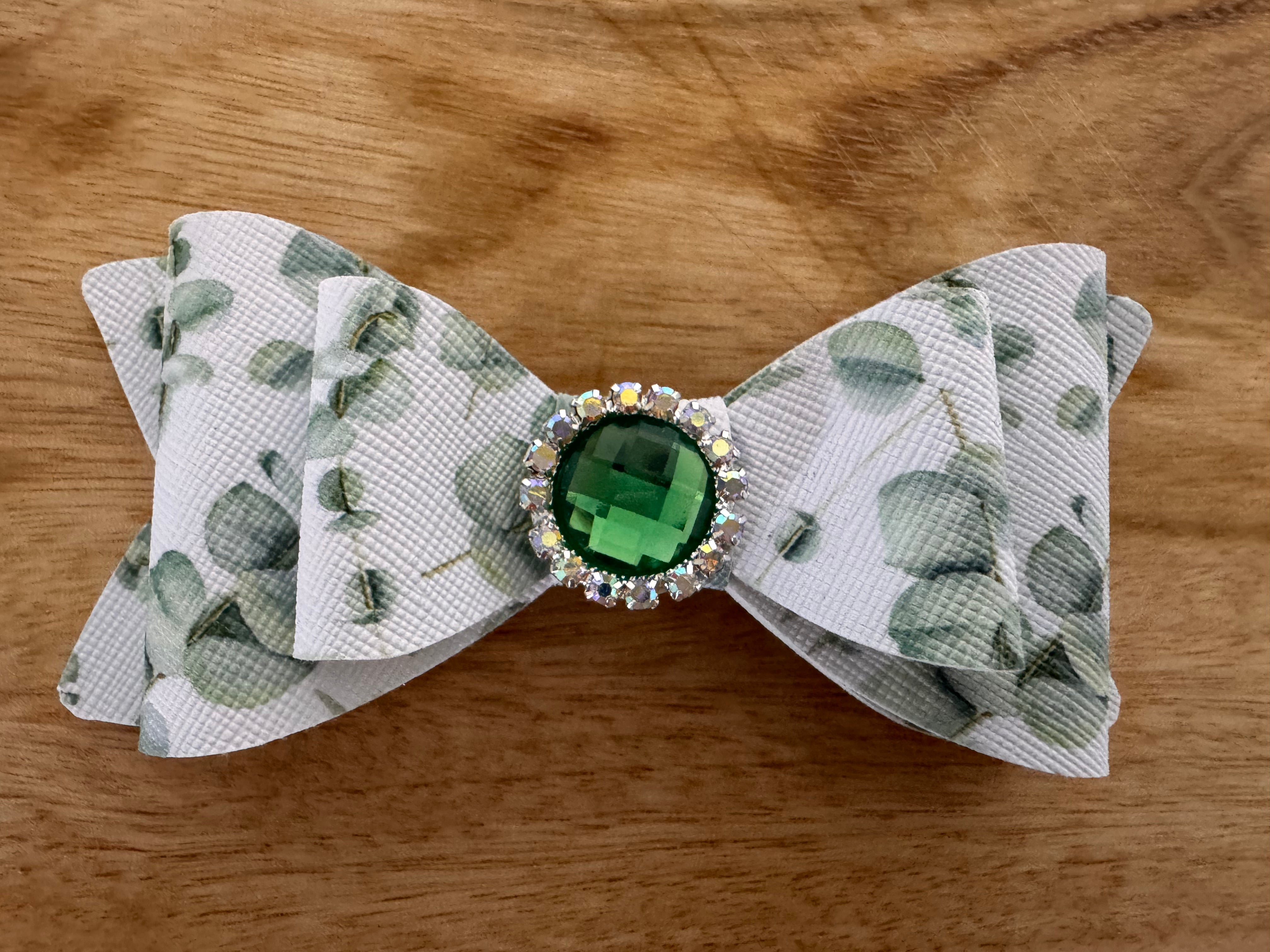 Eucalyptus Bling Hairbow