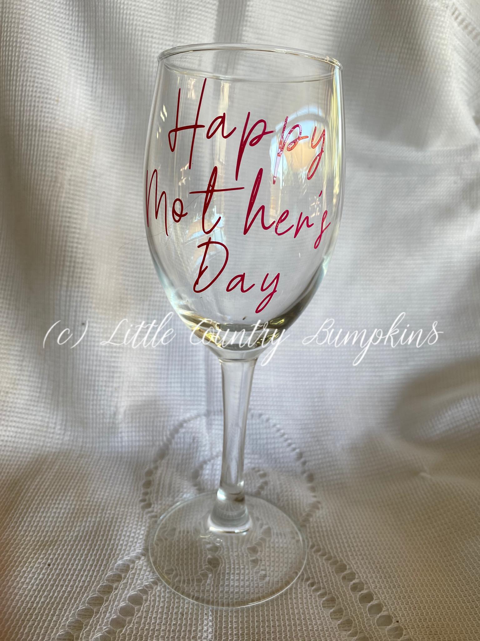 Wine Glass - Happy Mother's Day