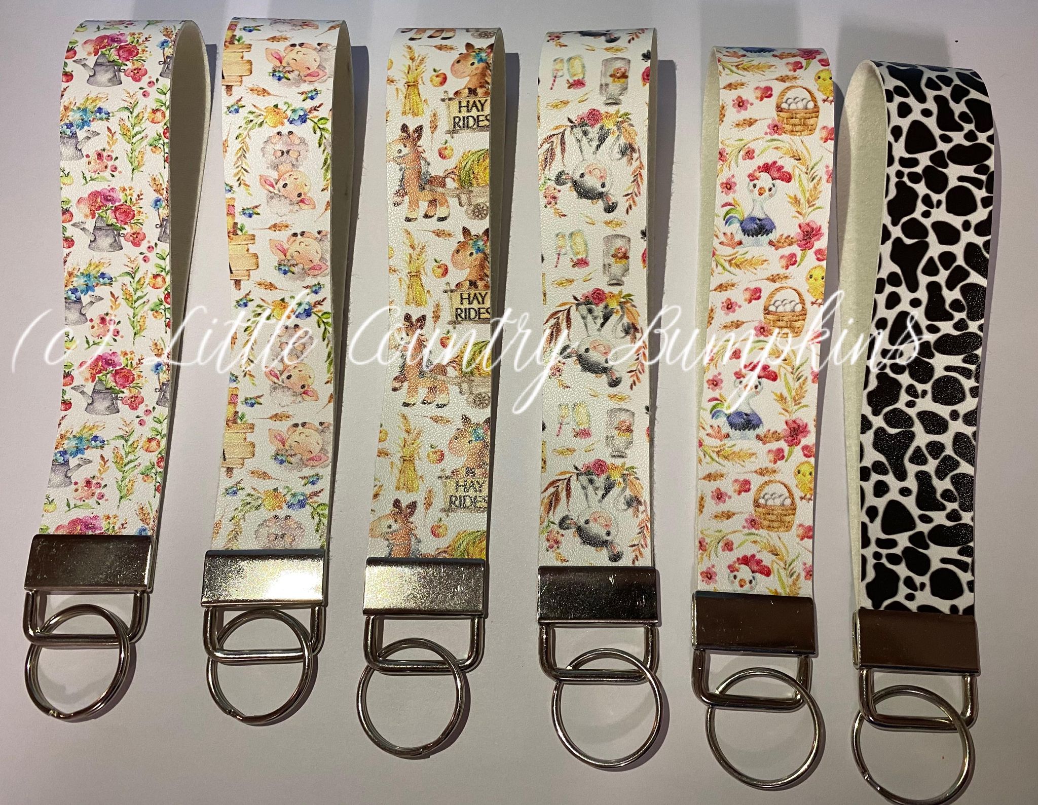 Farm Themed Keyfobs