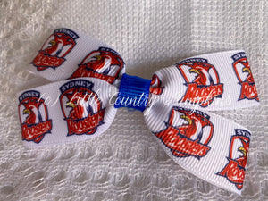 Sydney Roosters Hairbow