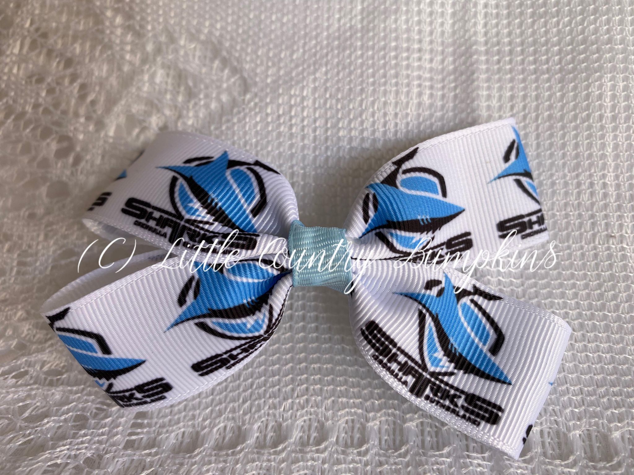 Cronulla Sharks Hairbow