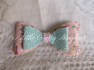 Pink/Blue Dreamcatcher Hairbow