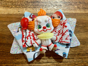Pennywise Clay Embellished Hairbow