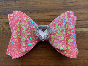 Light Pink Bling Hairbow