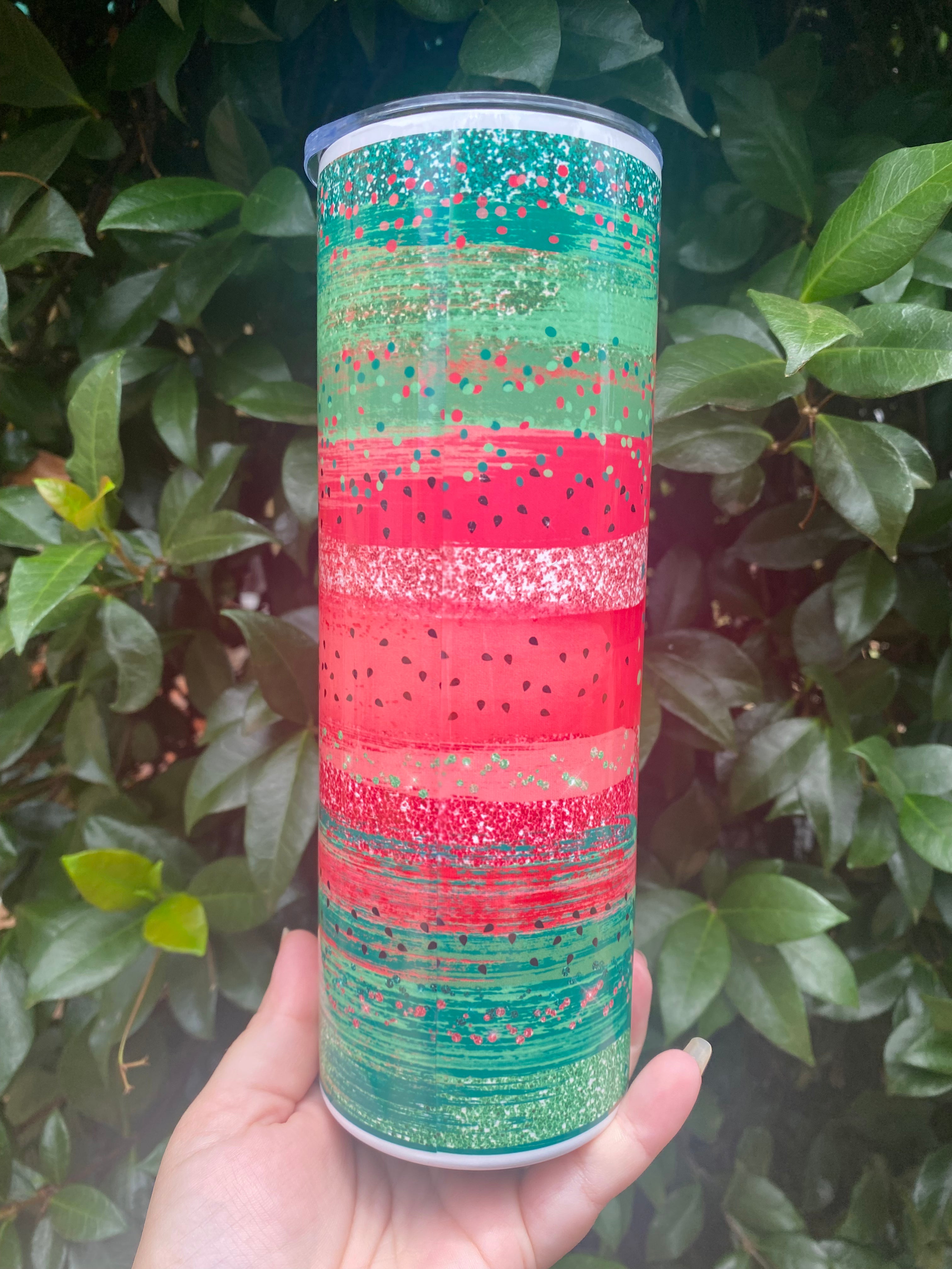 Watermelon Themed Tumbler