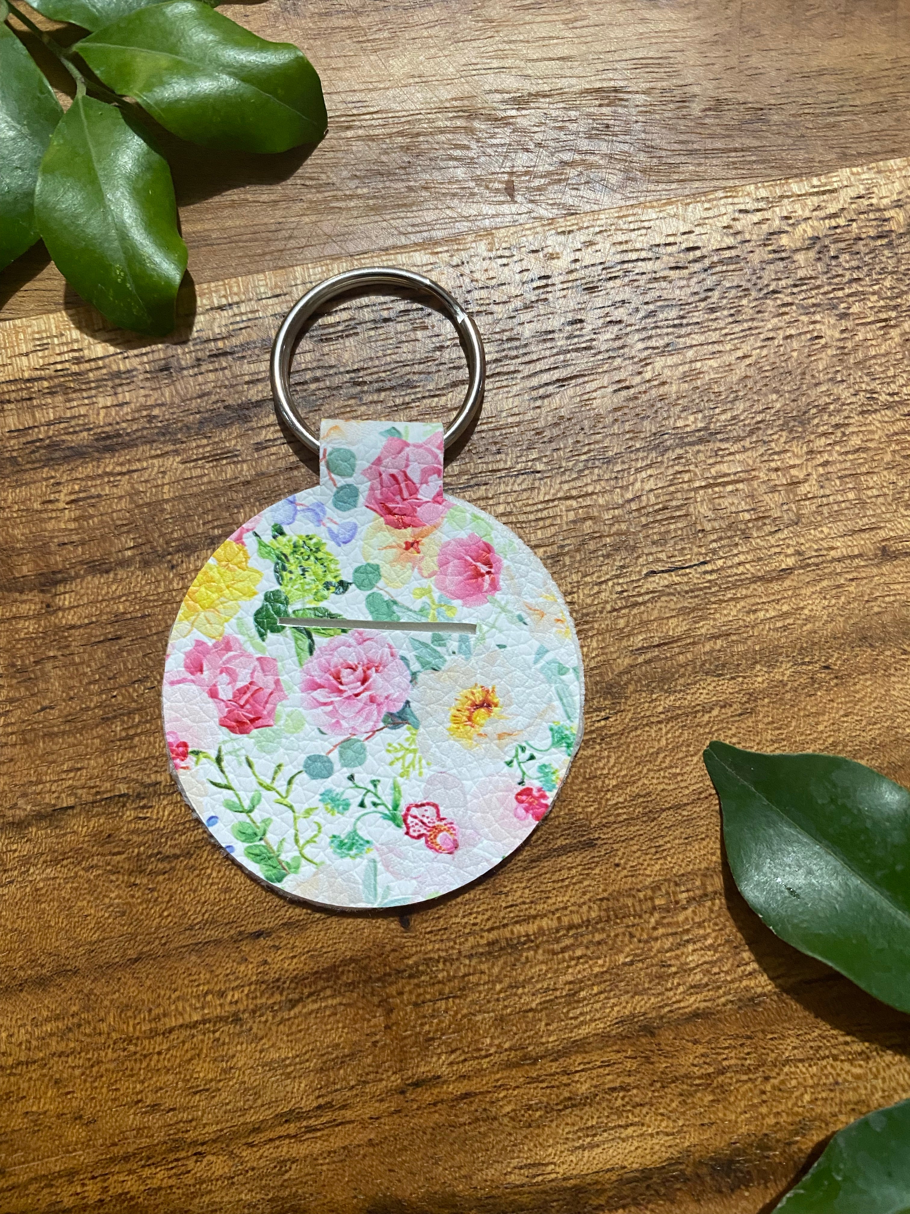 Floral blooms coin holder