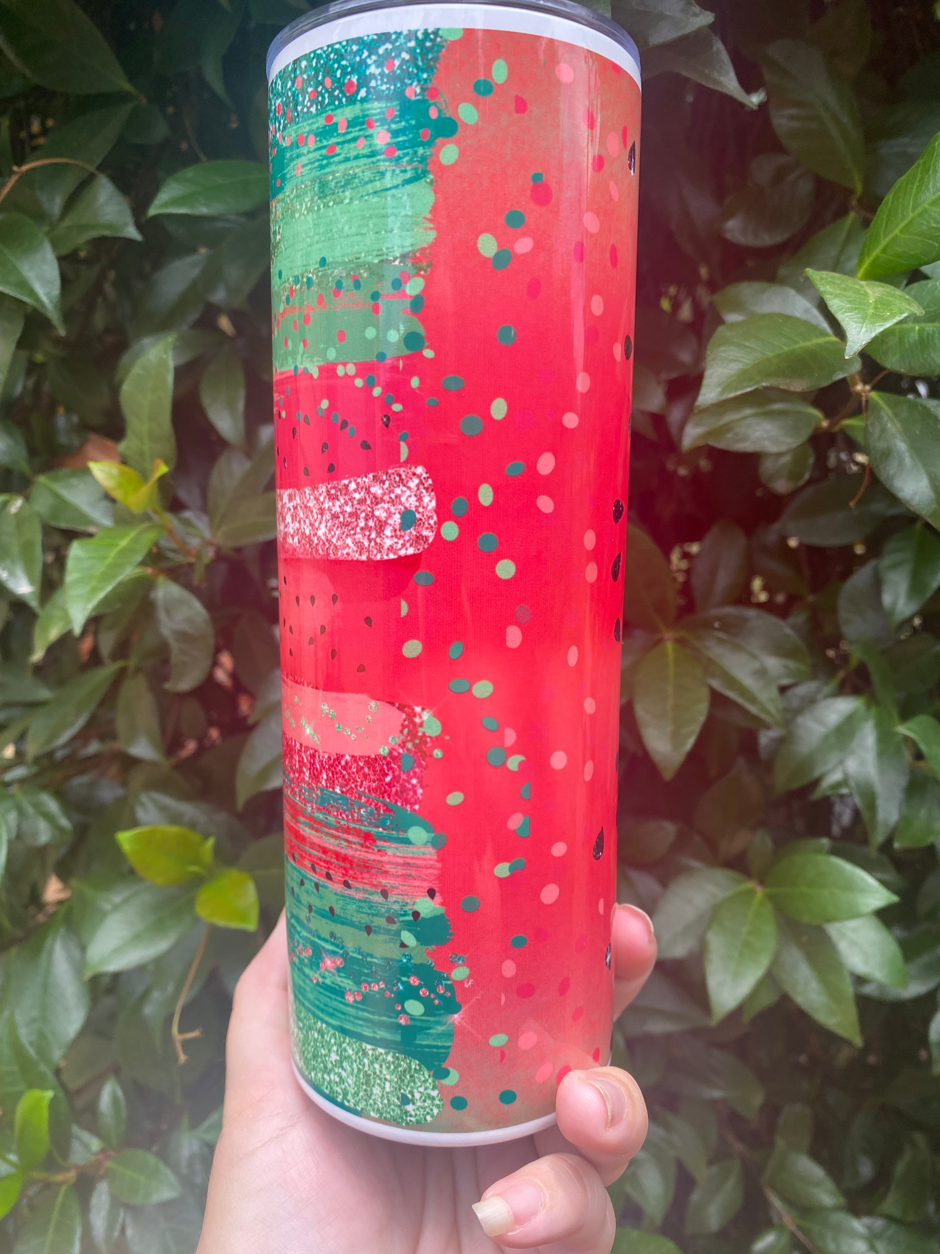 Watermelon Themed Tumbler