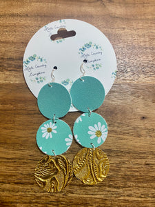 Ditsy Daisy Earrings 2