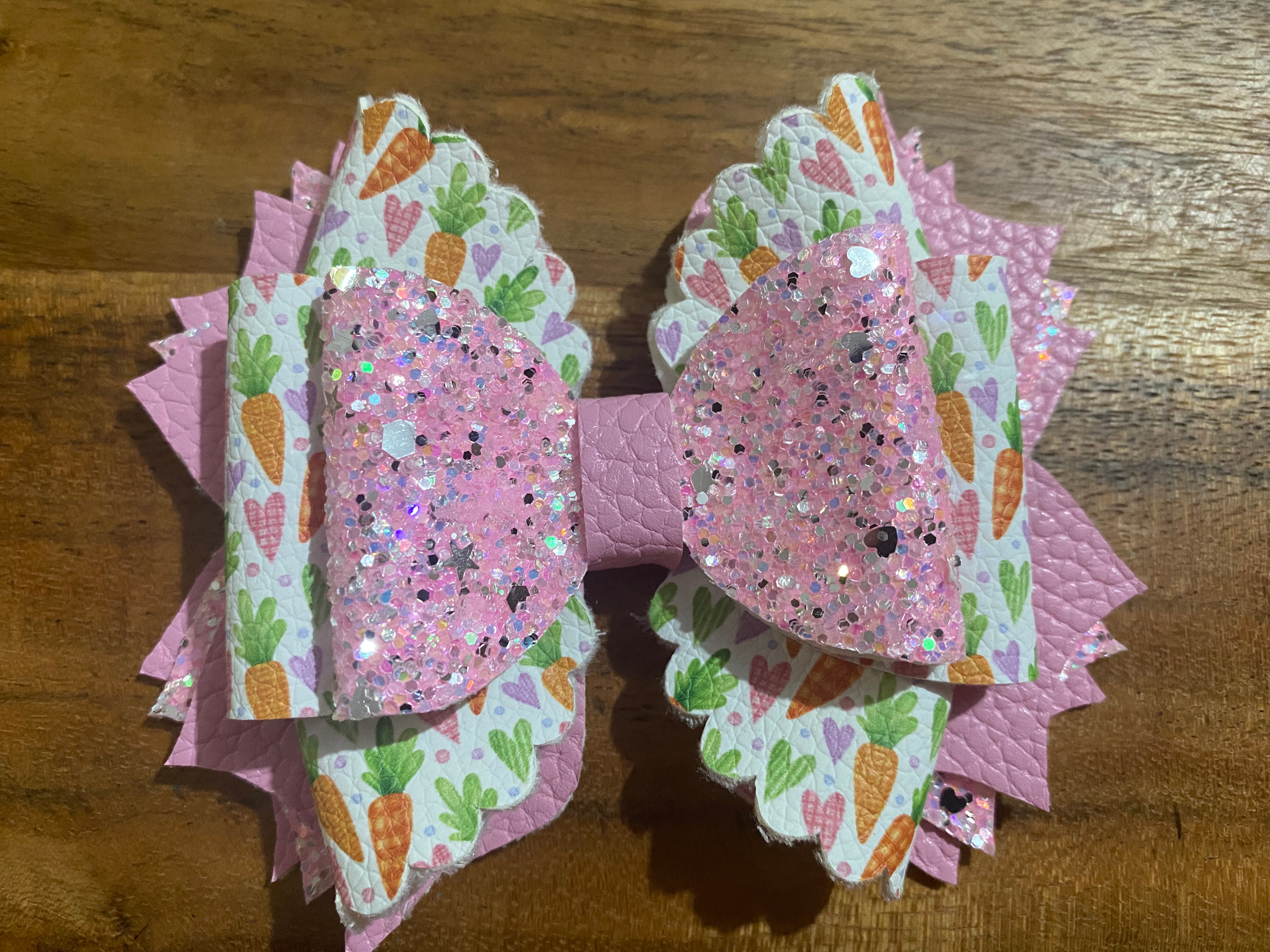 Pink Carrots Luxe Hairbow