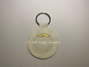 Coin Holder - White Glitter